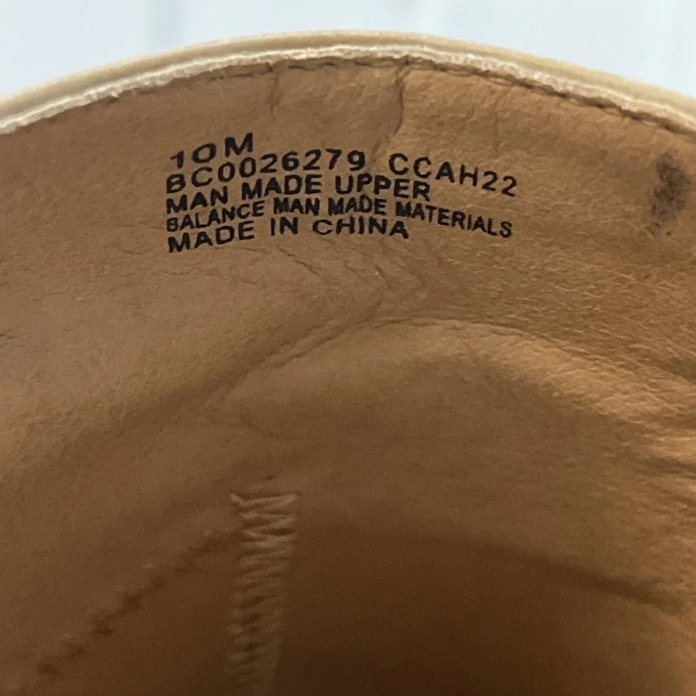 BORN b.o.c Women's Sophie Platform Wedge‎ Mule Size 10 M Beige Tan
